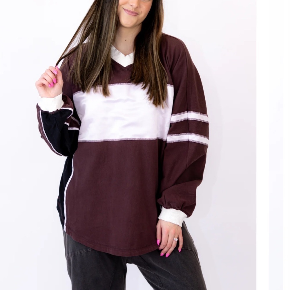 Free People Movement Rugby Ready Layer | Dark Espresso Combo